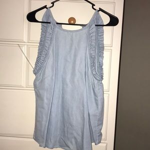 Denim Ruffle Tank Rue 21